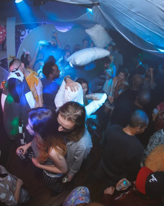 Nonsense EAV: SlumberPartyAtlanta put its jammies on and got ridiculous with us! Tag yourselves! 3rd Friday of every month. A new theme every month. "Atlanta's most ridiculous dance party" #nonsenseatlPhoto by Oh Snap Kid.