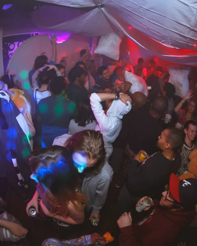 Nonsense EAV: SlumberPartyAtlanta put its jammies on and got ridiculous with us! Tag yourselves! 3rd Friday of every month. A new theme every month. "Atlanta's most ridiculous dance party" #nonsenseatlPhoto by Oh Snap Kid.