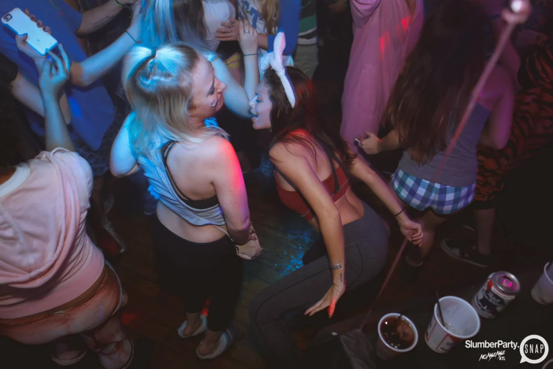 Nonsense EAV: SlumberPartyAtlanta put its jammies on and got ridiculous with us! Tag yourselves! 3rd Friday of every month. A new theme every month. "Atlanta's most ridiculous dance party" #nonsenseatlPhoto by Oh Snap Kid.