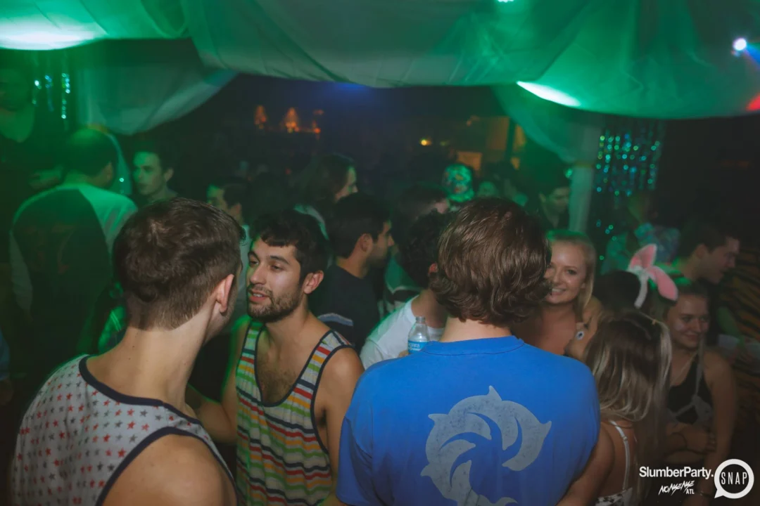 Nonsense EAV: SlumberPartyAtlanta put its jammies on and got ridiculous with us! Tag yourselves! 3rd Friday of every month. A new theme every month. "Atlanta's most ridiculous dance party" #nonsenseatlPhoto by Oh Snap Kid.