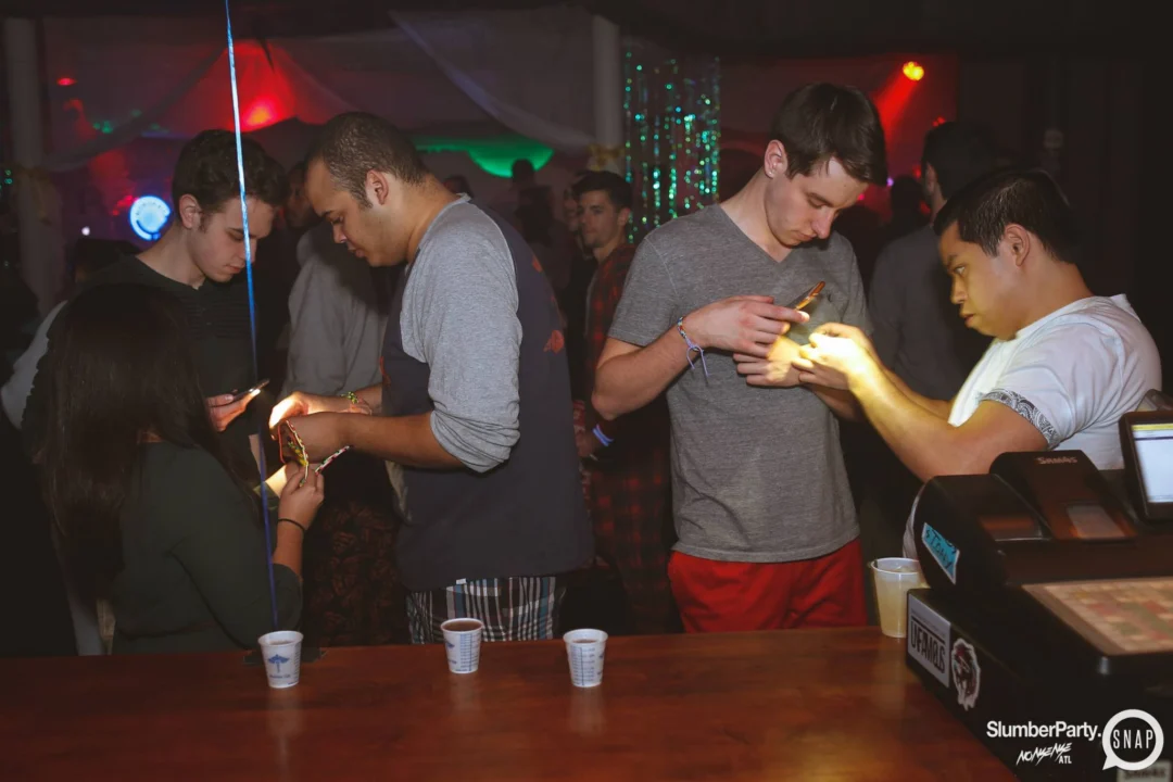 Nonsense EAV: SlumberPartyAtlanta put its jammies on and got ridiculous with us! Tag yourselves! 3rd Friday of every month. A new theme every month. "Atlanta's most ridiculous dance party" #nonsenseatlPhoto by Oh Snap Kid.