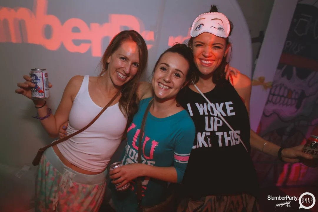 Nonsense EAV: SlumberPartyAtlanta put its jammies on and got ridiculous with us! Tag yourselves! 3rd Friday of every month. A new theme every month. "Atlanta's most ridiculous dance party" #nonsenseatlPhoto by Oh Snap Kid.
