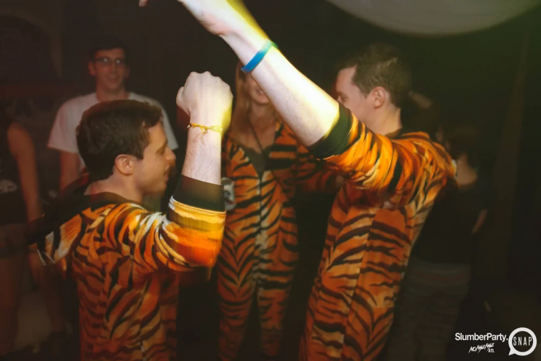 Nonsense EAV: SlumberPartyAtlanta put its jammies on and got ridiculous with us! Tag yourselves! 3rd Friday of every month. A new theme every month. "Atlanta's most ridiculous dance party" #nonsenseatlPhoto by Oh Snap Kid.