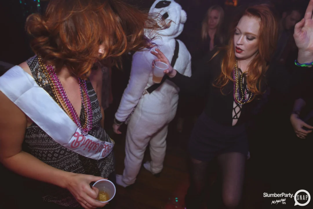 Nonsense EAV: SlumberPartyAtlanta put its jammies on and got ridiculous with us! Tag yourselves! 3rd Friday of every month. A new theme every month. "Atlanta's most ridiculous dance party" #nonsenseatlPhoto by Oh Snap Kid.