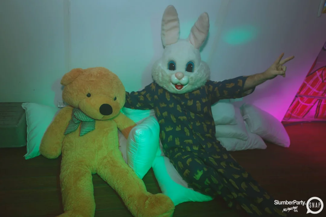 Nonsense EAV: SlumberPartyAtlanta put its jammies on and got ridiculous with us! Tag yourselves! 3rd Friday of every month. A new theme every month. "Atlanta's most ridiculous dance party" #nonsenseatlPhoto by Oh Snap Kid.