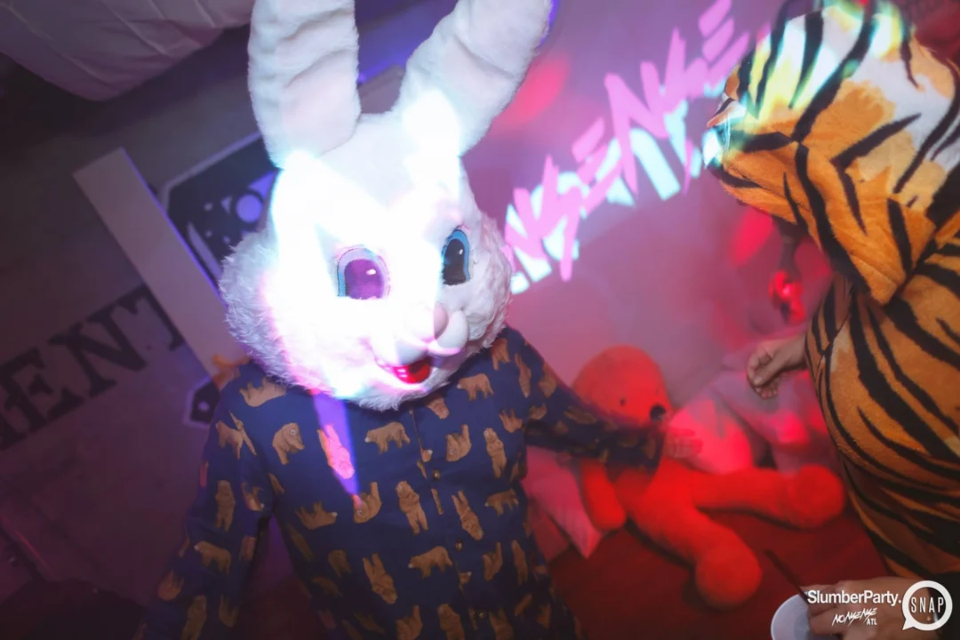 Nonsense EAV: SlumberPartyAtlanta put its jammies on and got ridiculous with us! Tag yourselves! 3rd Friday of every month. A new theme every month. "Atlanta's most ridiculous dance party" #nonsenseatlPhoto by Oh Snap Kid.