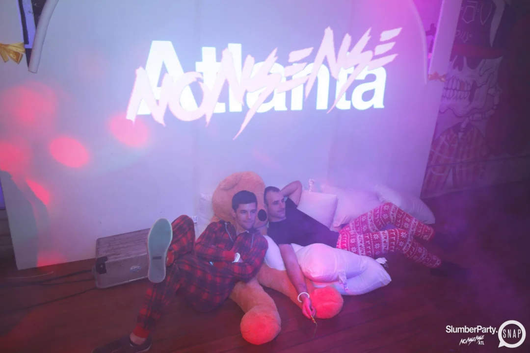 Nonsense EAV: SlumberPartyAtlanta put its jammies on and got ridiculous with us! Tag yourselves! 3rd Friday of every month. A new theme every month. "Atlanta's most ridiculous dance party" #nonsenseatlPhoto by Oh Snap Kid.