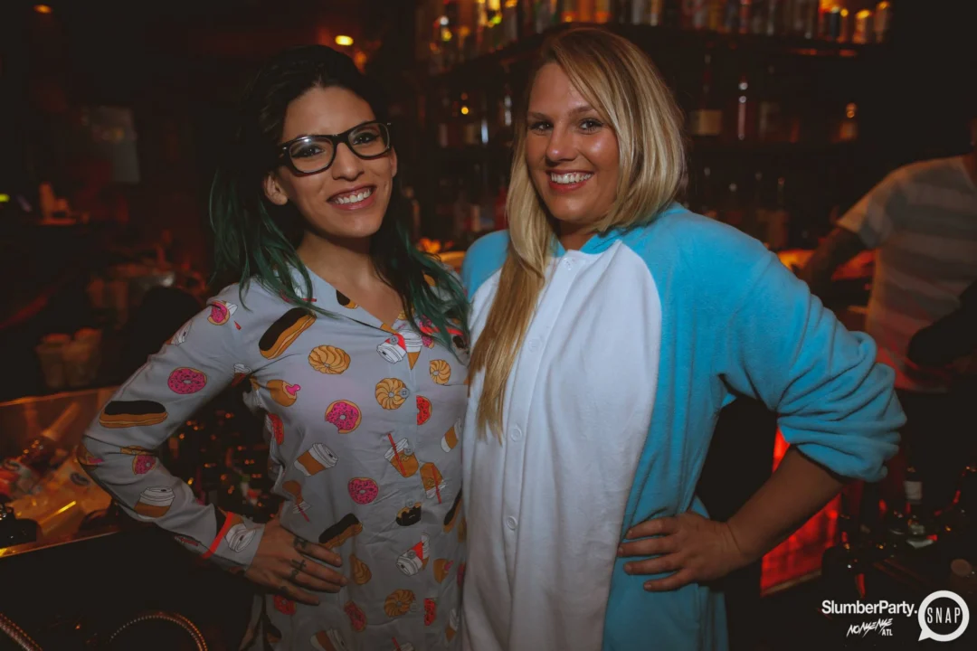 Nonsense EAV: SlumberPartyAtlanta put its jammies on and got ridiculous with us! Tag yourselves! 3rd Friday of every month. A new theme every month. "Atlanta's most ridiculous dance party" #nonsenseatlPhoto by Oh Snap Kid.