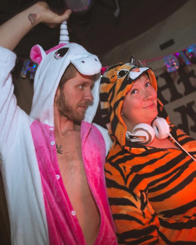 Nonsense EAV: SlumberPartyAtlanta put its jammies on and got ridiculous with us! Tag yourselves! 3rd Friday of every month. A new theme every month. "Atlanta's most ridiculous dance party" #nonsenseatlPhoto by Oh Snap Kid.
