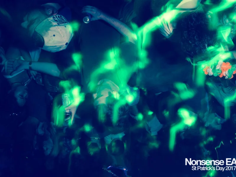 Nonsense EAV - St Pats 2017! It was so green! There was a giant rainbow and pot of gold! There was Dance Bunny sharing Lucky Charms! Crowd surfing leprechaun! Kimber was the DJ! 3rd Friday of Every Month at The Basement in East Atlanta.