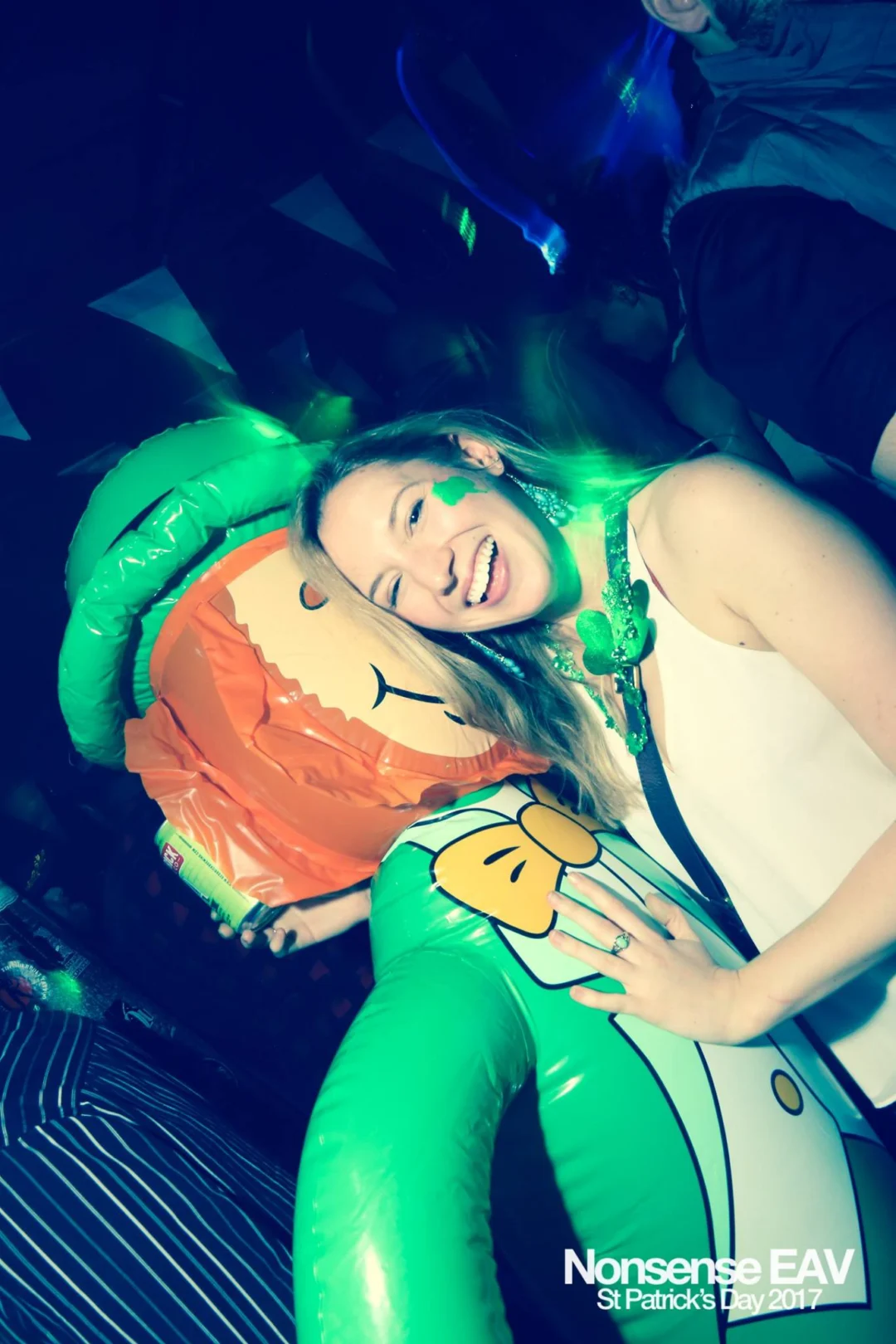 Nonsense EAV - St Pats 2017! It was so green! There was a giant rainbow and pot of gold! There was Dance Bunny sharing Lucky Charms! Crowd surfing leprechaun! Kimber was the DJ! 3rd Friday of Every Month at The Basement in East Atlanta.