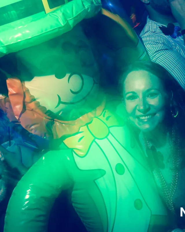 Nonsense EAV - St Pats 2017! It was so green! There was a giant rainbow and pot of gold! There was Dance Bunny sharing Lucky Charms! Crowd surfing leprechaun! Kimber was the DJ! 3rd Friday of Every Month at The Basement in East Atlanta.
