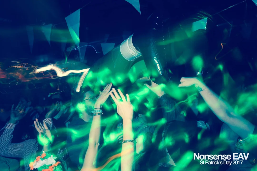 Nonsense EAV - St Pats 2017! It was so green! There was a giant rainbow and pot of gold! There was Dance Bunny sharing Lucky Charms! Crowd surfing leprechaun! Kimber was the DJ! 3rd Friday of Every Month at The Basement in East Atlanta.