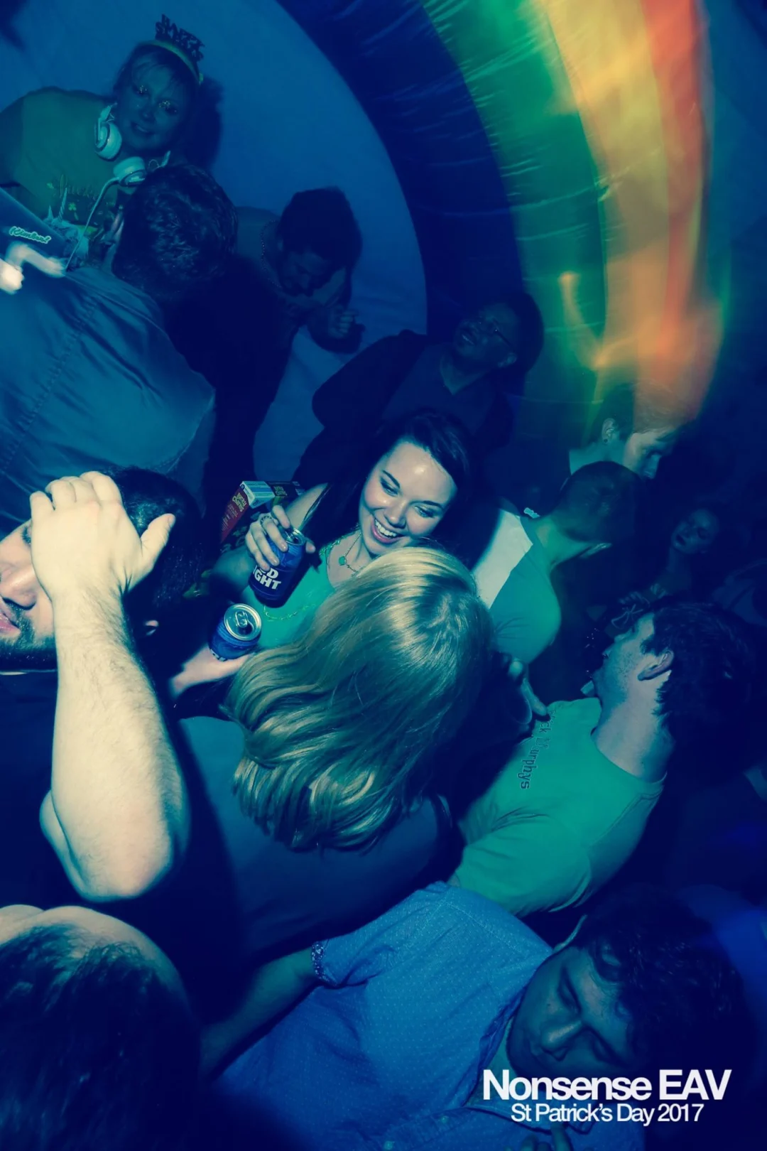 Nonsense EAV - St Pats 2017! It was so green! There was a giant rainbow and pot of gold! There was Dance Bunny sharing Lucky Charms! Crowd surfing leprechaun! Kimber was the DJ! 3rd Friday of Every Month at The Basement in East Atlanta.