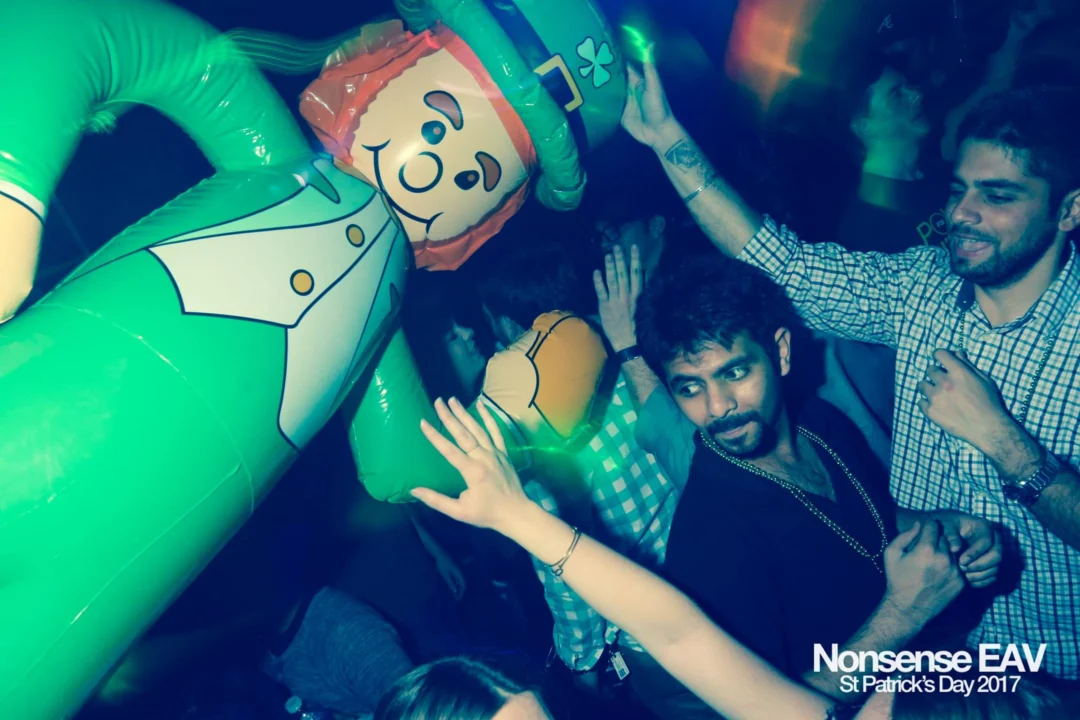 Nonsense EAV - St Pats 2017! It was so green! There was a giant rainbow and pot of gold! There was Dance Bunny sharing Lucky Charms! Crowd surfing leprechaun! Kimber was the DJ! 3rd Friday of Every Month at The Basement in East Atlanta.