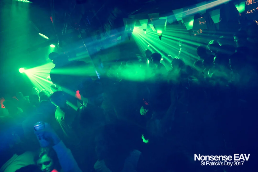 Nonsense EAV - St Pats 2017! It was so green! There was a giant rainbow and pot of gold! There was Dance Bunny sharing Lucky Charms! Crowd surfing leprechaun! Kimber was the DJ! 3rd Friday of Every Month at The Basement in East Atlanta.