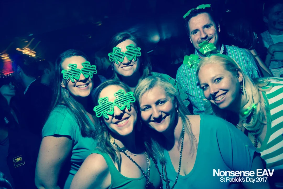 Nonsense EAV - St Pats 2017! It was so green! There was a giant rainbow and pot of gold! There was Dance Bunny sharing Lucky Charms! Crowd surfing leprechaun! Kimber was the DJ! 3rd Friday of Every Month at The Basement in East Atlanta.