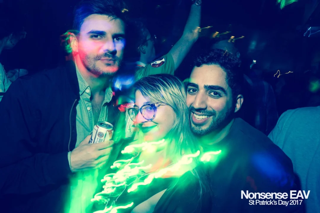Nonsense EAV - St Pats 2017! It was so green! There was a giant rainbow and pot of gold! There was Dance Bunny sharing Lucky Charms! Crowd surfing leprechaun! Kimber was the DJ! 3rd Friday of Every Month at The Basement in East Atlanta.