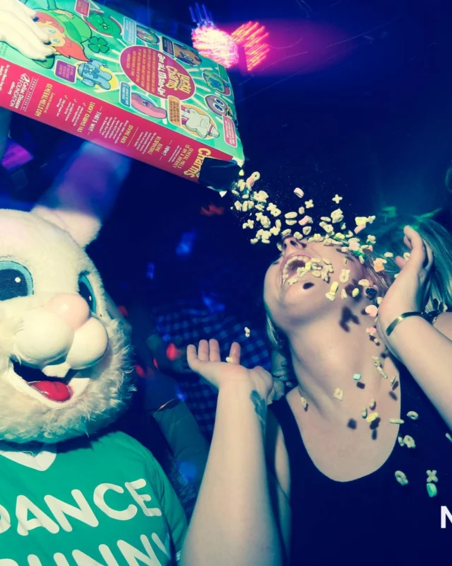 Nonsense EAV - St Pats 2017! It was so green! There was a giant rainbow and pot of gold! There was Dance Bunny sharing Lucky Charms! Crowd surfing leprechaun! Kimber was the DJ! 3rd Friday of Every Month at The Basement in East Atlanta.