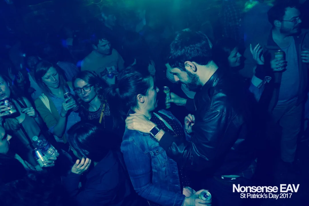 Nonsense EAV - St Pats 2017! It was so green! There was a giant rainbow and pot of gold! There was Dance Bunny sharing Lucky Charms! Crowd surfing leprechaun! Kimber was the DJ! 3rd Friday of Every Month at The Basement in East Atlanta.