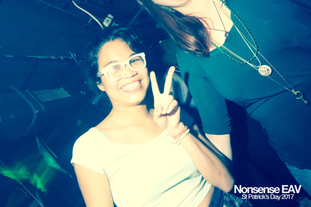 Nonsense EAV - St Pats 2017! It was so green! There was a giant rainbow and pot of gold! There was Dance Bunny sharing Lucky Charms! Crowd surfing leprechaun! Kimber was the DJ! 3rd Friday of Every Month at The Basement in East Atlanta.