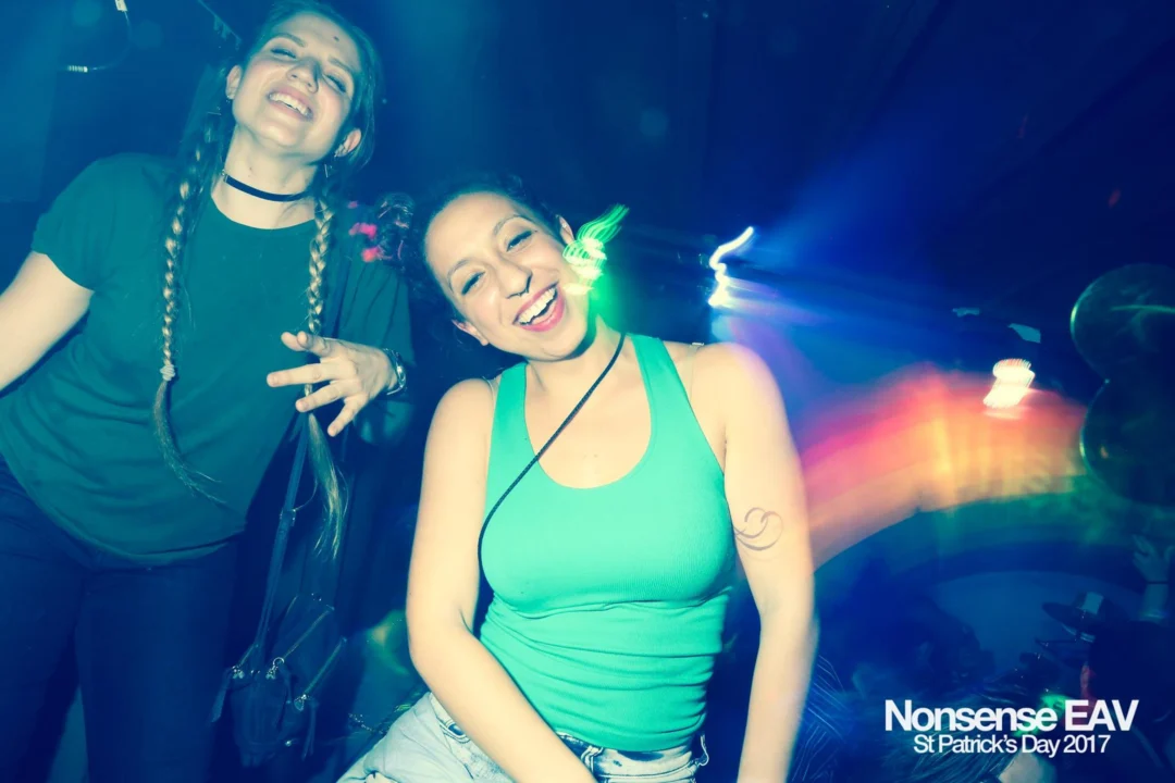 Nonsense EAV - St Pats 2017! It was so green! There was a giant rainbow and pot of gold! There was Dance Bunny sharing Lucky Charms! Crowd surfing leprechaun! Kimber was the DJ! 3rd Friday of Every Month at The Basement in East Atlanta.