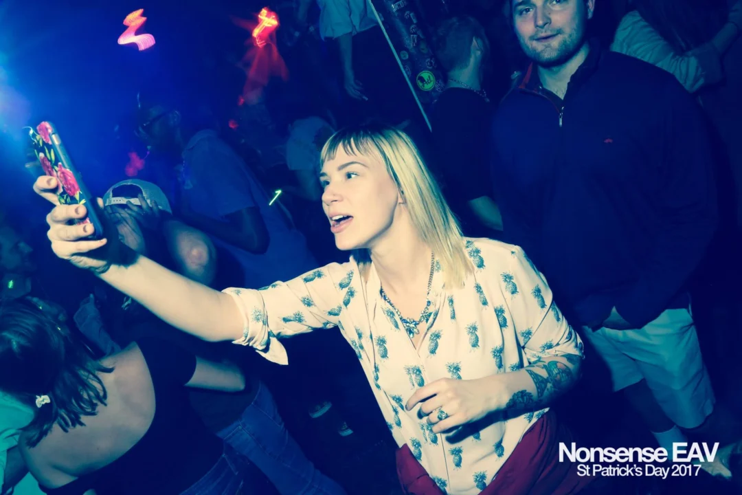 Nonsense EAV - St Pats 2017! It was so green! There was a giant rainbow and pot of gold! There was Dance Bunny sharing Lucky Charms! Crowd surfing leprechaun! Kimber was the DJ! 3rd Friday of Every Month at The Basement in East Atlanta.