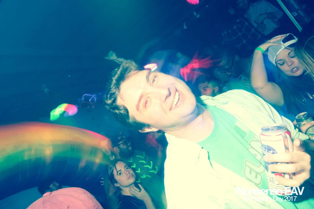 Nonsense EAV - St Pats 2017! It was so green! There was a giant rainbow and pot of gold! There was Dance Bunny sharing Lucky Charms! Crowd surfing leprechaun! Kimber was the DJ! 3rd Friday of Every Month at The Basement in East Atlanta.