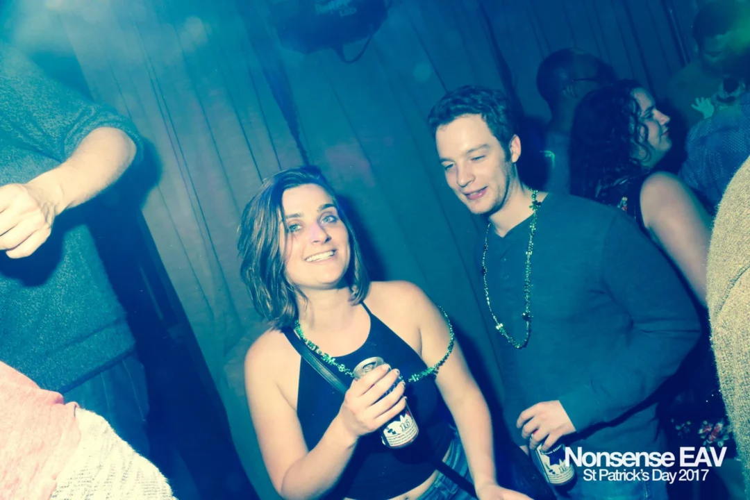 Nonsense EAV - St Pats 2017! It was so green! There was a giant rainbow and pot of gold! There was Dance Bunny sharing Lucky Charms! Crowd surfing leprechaun! Kimber was the DJ! 3rd Friday of Every Month at The Basement in East Atlanta.
