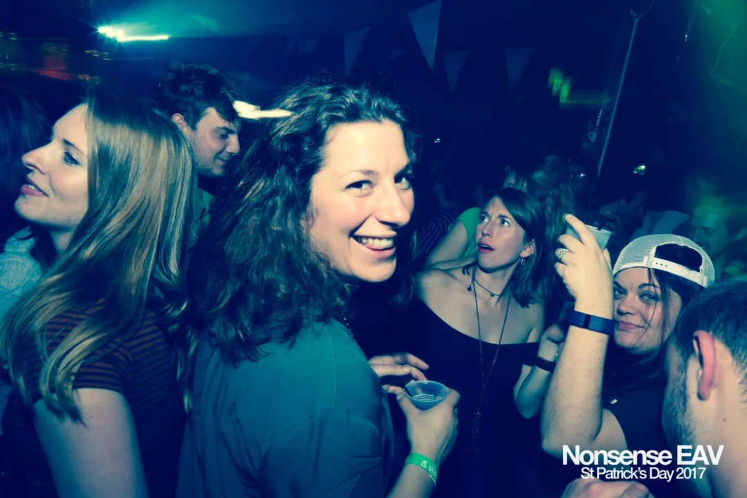Nonsense EAV - St Pats 2017! It was so green! There was a giant rainbow and pot of gold! There was Dance Bunny sharing Lucky Charms! Crowd surfing leprechaun! Kimber was the DJ! 3rd Friday of Every Month at The Basement in East Atlanta.