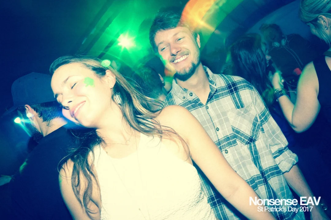 Nonsense EAV - St Pats 2017! It was so green! There was a giant rainbow and pot of gold! There was Dance Bunny sharing Lucky Charms! Crowd surfing leprechaun! Kimber was the DJ! 3rd Friday of Every Month at The Basement in East Atlanta.