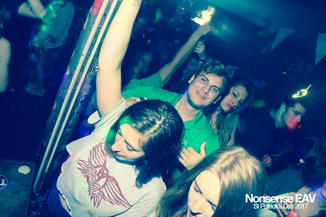 Nonsense EAV - St Pats 2017! It was so green! There was a giant rainbow and pot of gold! There was Dance Bunny sharing Lucky Charms! Crowd surfing leprechaun! Kimber was the DJ! 3rd Friday of Every Month at The Basement in East Atlanta.