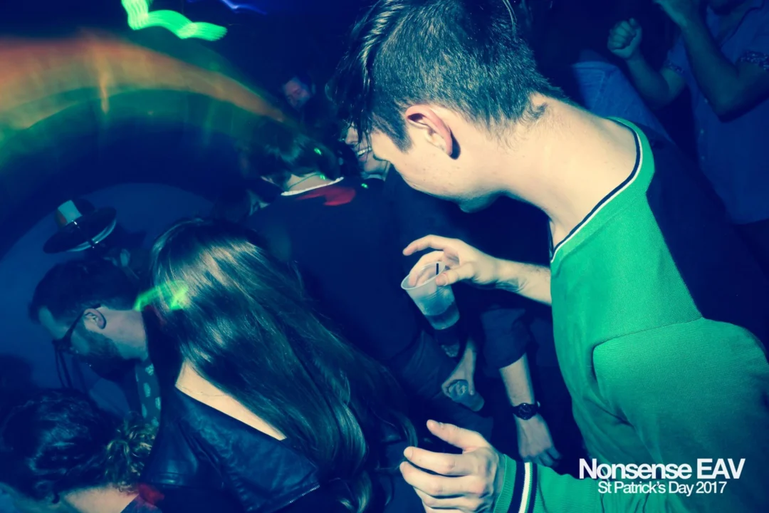 Nonsense EAV - St Pats 2017! It was so green! There was a giant rainbow and pot of gold! There was Dance Bunny sharing Lucky Charms! Crowd surfing leprechaun! Kimber was the DJ! 3rd Friday of Every Month at The Basement in East Atlanta.
