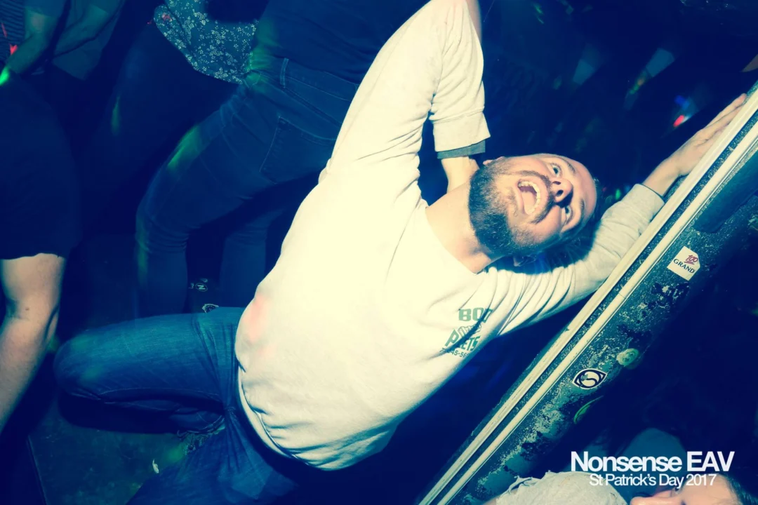 Nonsense EAV - St Pats 2017! It was so green! There was a giant rainbow and pot of gold! There was Dance Bunny sharing Lucky Charms! Crowd surfing leprechaun! Kimber was the DJ! 3rd Friday of Every Month at The Basement in East Atlanta.