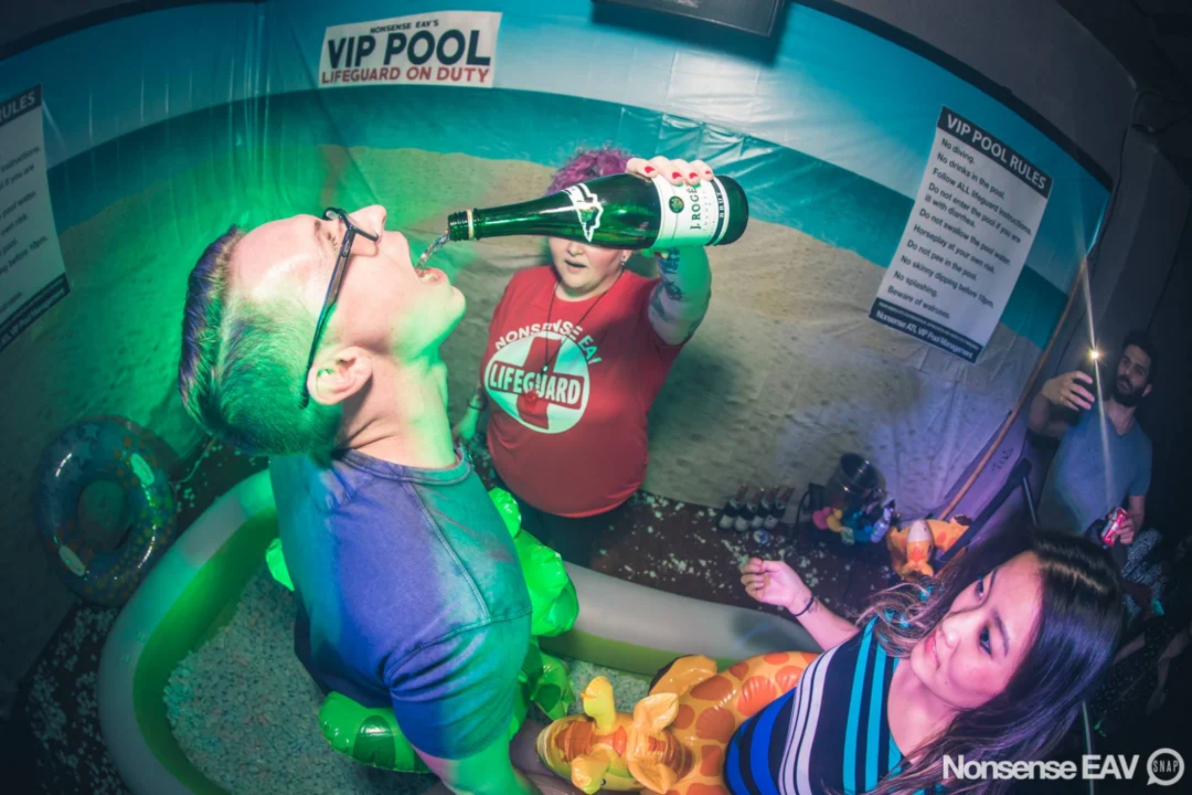 Nonsense EAV - April 2017! The DJ was Kimber. VIP POOL! Things got ridiculous. 3rd Fridays at The Basement in East Atlanta. Tag your friends! Photos by Oh Snap!