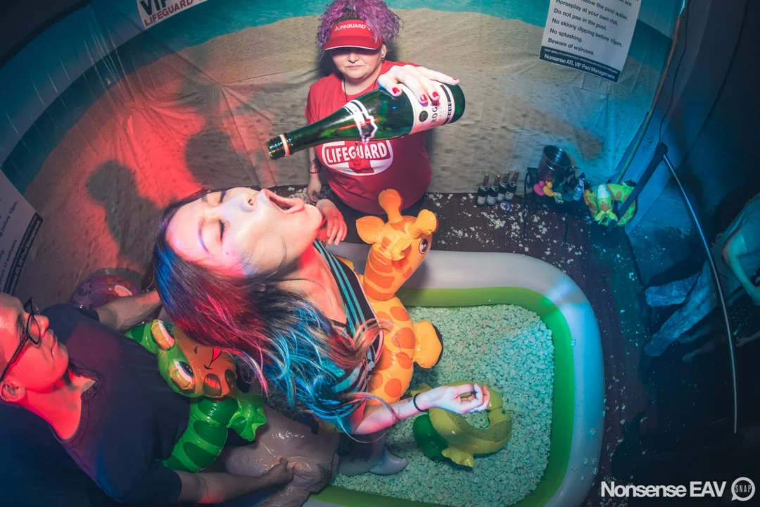 Nonsense EAV - April 2017! The DJ was Kimber. VIP POOL! Things got ridiculous. 3rd Fridays at The Basement in East Atlanta. Tag your friends! Photos by Oh Snap!