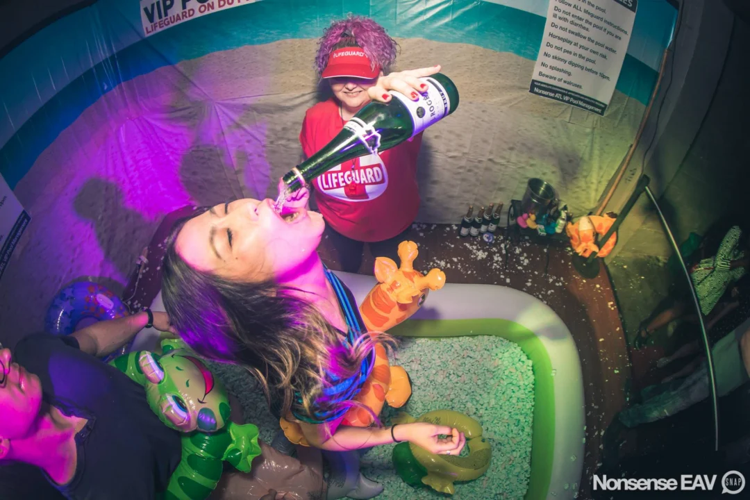 Nonsense EAV - April 2017! The DJ was Kimber. VIP POOL! Things got ridiculous. 3rd Fridays at The Basement in East Atlanta. Tag your friends! Photos by Oh Snap!