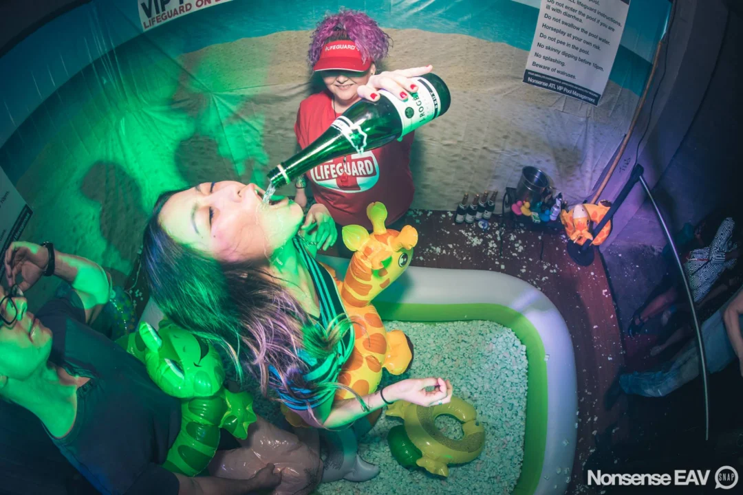 Nonsense EAV - April 2017! The DJ was Kimber. VIP POOL! Things got ridiculous. 3rd Fridays at The Basement in East Atlanta. Tag your friends! Photos by Oh Snap!