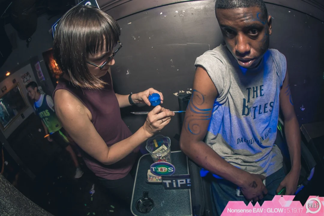 Nonsense EAV: GLOW Indie Dance Party - May 2017 at The Basement, East Atlanta. Something fun on the 3rd Friday of every month. Kimber is the DJ. Photos by Oh Snap! Tag your friends!