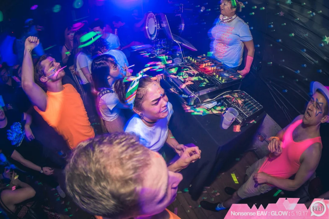 Nonsense EAV: GLOW Indie Dance Party - May 2017 at The Basement, East Atlanta. Something fun on the 3rd Friday of every month. Kimber is the DJ. Photos by Oh Snap! Tag your friends!