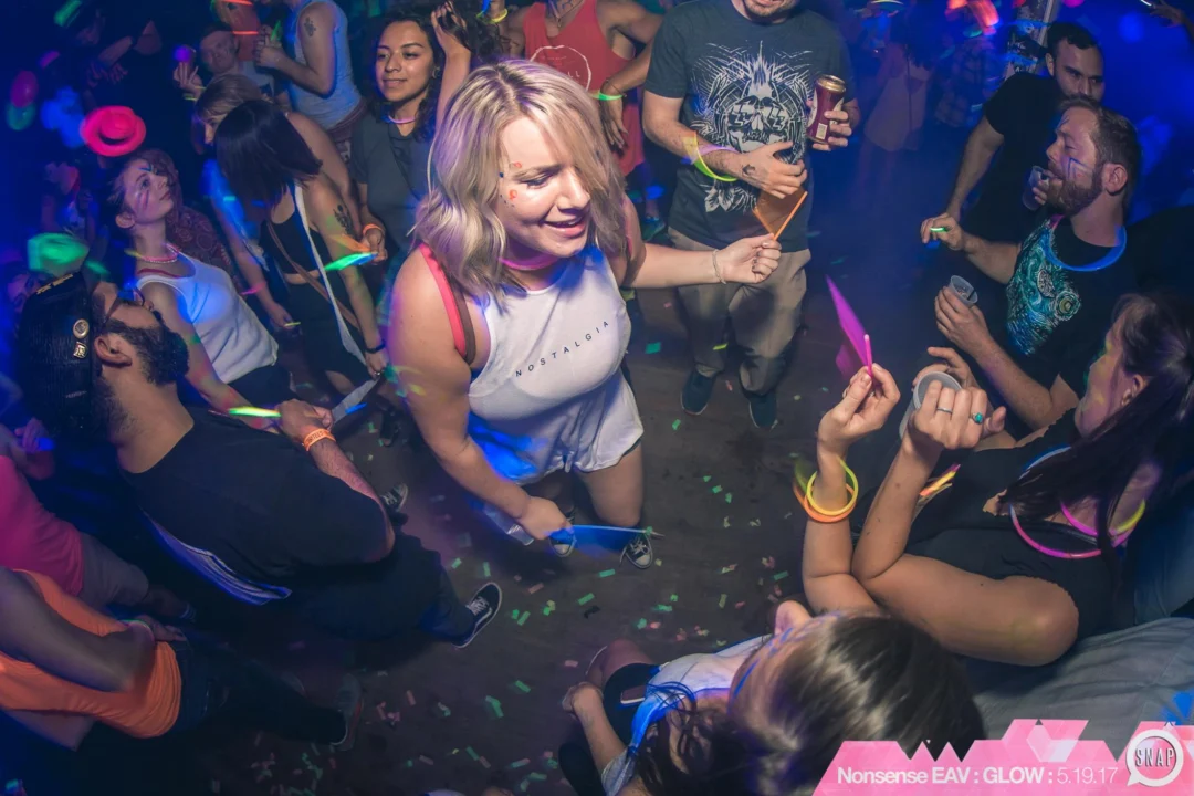 Nonsense EAV: GLOW Indie Dance Party - May 2017 at The Basement, East Atlanta. Something fun on the 3rd Friday of every month. Kimber is the DJ. Photos by Oh Snap! Tag your friends!