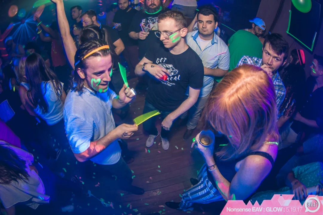 Nonsense EAV: GLOW Indie Dance Party - May 2017 at The Basement, East Atlanta. Something fun on the 3rd Friday of every month. Kimber is the DJ. Photos by Oh Snap! Tag your friends!