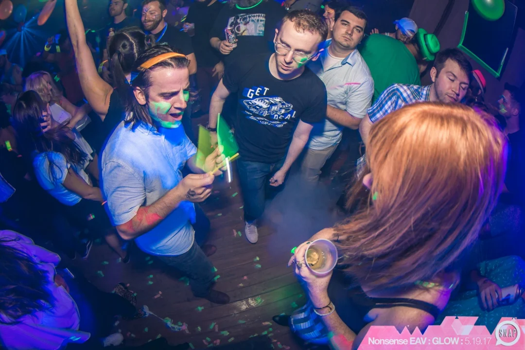 Nonsense EAV: GLOW Indie Dance Party - May 2017 at The Basement, East Atlanta. Something fun on the 3rd Friday of every month. Kimber is the DJ. Photos by Oh Snap! Tag your friends!