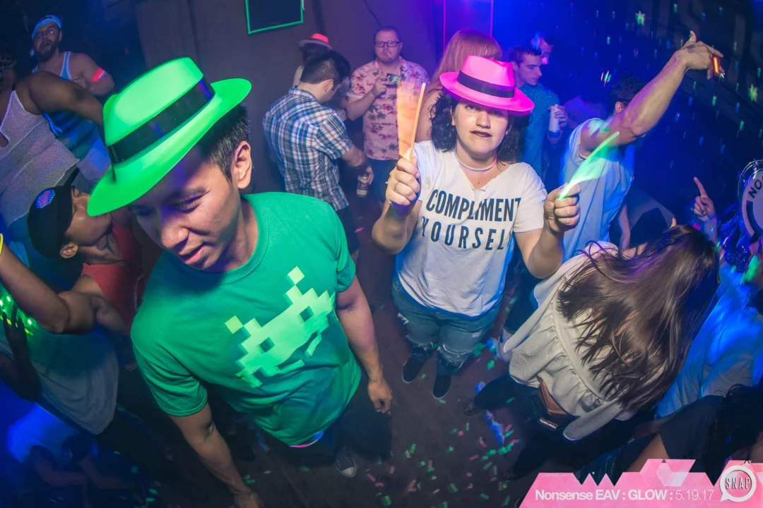 Nonsense EAV: GLOW Indie Dance Party - May 2017 at The Basement, East Atlanta. Something fun on the 3rd Friday of every month. Kimber is the DJ. Photos by Oh Snap! Tag your friends!