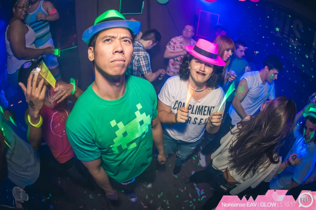 Nonsense EAV: GLOW Indie Dance Party - May 2017 at The Basement, East Atlanta. Something fun on the 3rd Friday of every month. Kimber is the DJ. Photos by Oh Snap! Tag your friends!