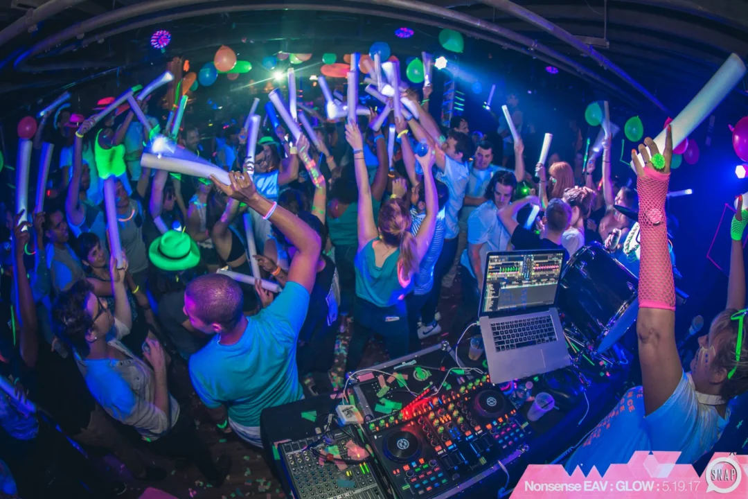 Nonsense EAV: GLOW Indie Dance Party - May 2017 at The Basement, East Atlanta. Something fun on the 3rd Friday of every month. Kimber is the DJ. Photos by Oh Snap! Tag your friends!