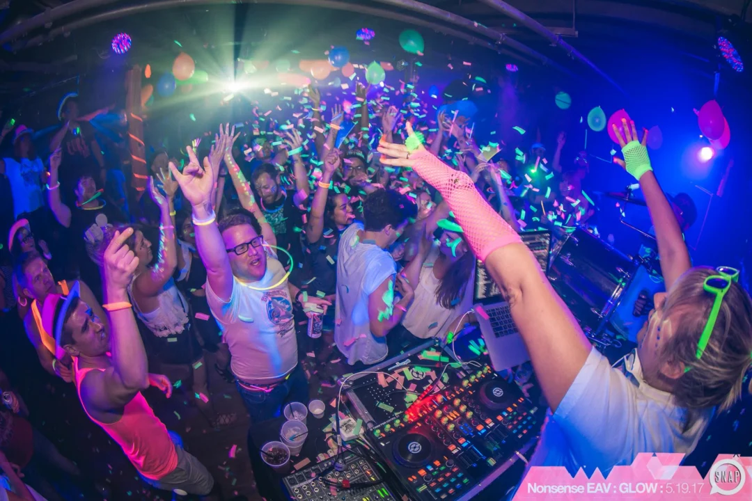Nonsense EAV: GLOW Indie Dance Party - May 2017 at The Basement, East Atlanta. Something fun on the 3rd Friday of every month. Kimber is the DJ. Photos by Oh Snap! Tag your friends!