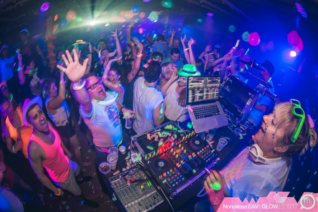 Nonsense EAV: GLOW Indie Dance Party - May 2017 at The Basement, East Atlanta. Something fun on the 3rd Friday of every month. Kimber is the DJ. Photos by Oh Snap! Tag your friends!