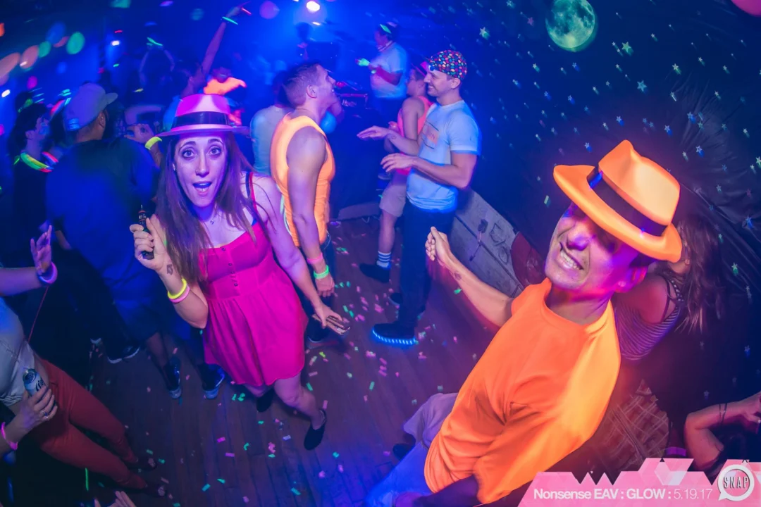 Nonsense EAV: GLOW Indie Dance Party - May 2017 at The Basement, East Atlanta. Something fun on the 3rd Friday of every month. Kimber is the DJ. Photos by Oh Snap! Tag your friends!