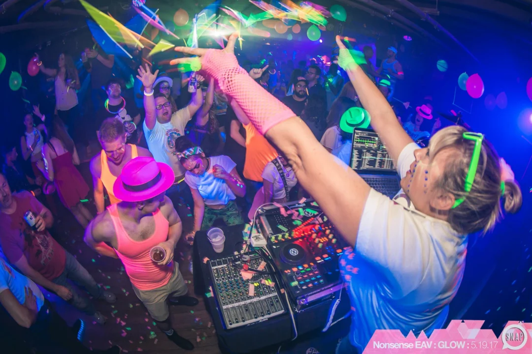 Nonsense EAV: GLOW Indie Dance Party - May 2017 at The Basement, East Atlanta. Something fun on the 3rd Friday of every month. Kimber is the DJ. Photos by Oh Snap! Tag your friends!
